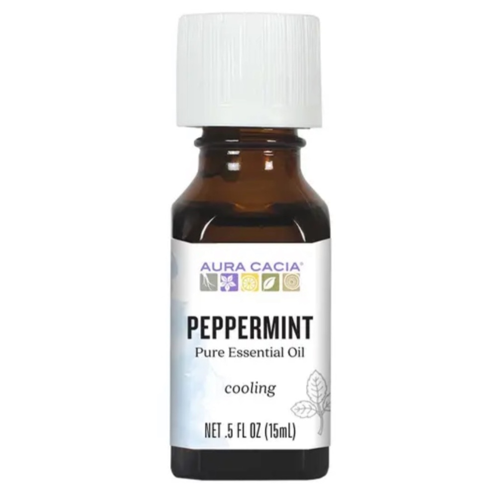 Peppermint Essential Oil 100% pure Aura Cacia cooling aromatherapy
